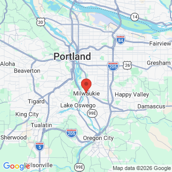 Map to Dr. Michael C. Regan DMD.PC office in Milwaukie, OR