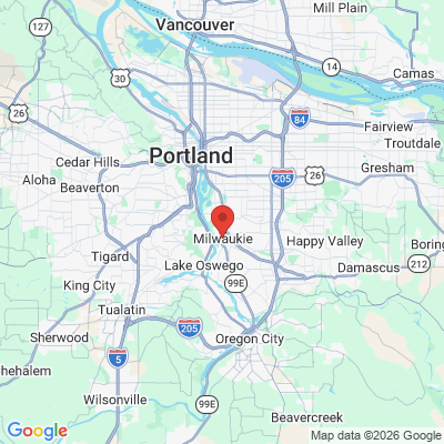 Map to  office in Milwaukie, OR