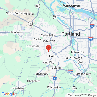 Map to  office in Tigard, OR