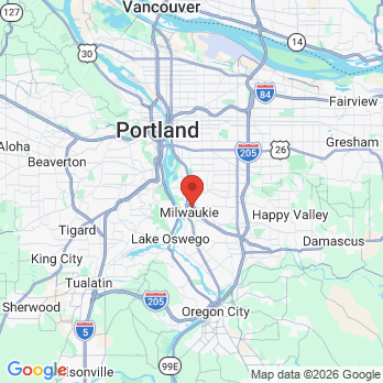 Map to Riverplace Periodontics PC office in Milwaukie, OR