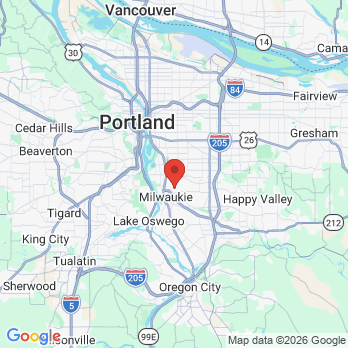Map to Neighborhood Health Center (James Bernard Dental Clinic) office in Milwaukie, OR