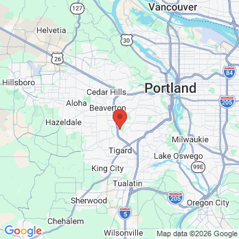 Map to Dr. Stephen P. Harbour DMD office in Portland, OR