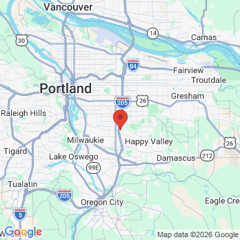 Map to Sunseri Dental office in Happy Valley, OR