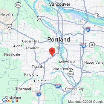 Map to Azizi Dental office in Portland, OR