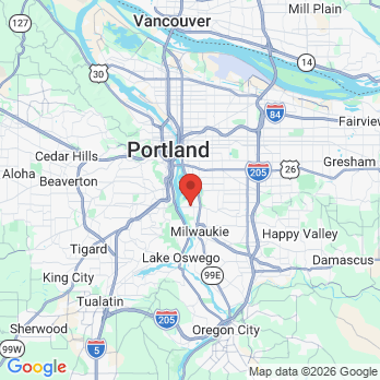 Map to Sellwood Dental  office in Portland, OR