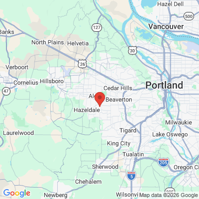 Map to  office in Beaverton, OR