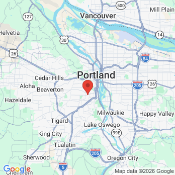Map to Serene Dental office in Portland, OR