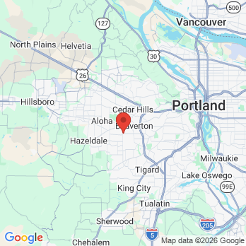 Map to Irina Moga DDS office in Beaverton, OR