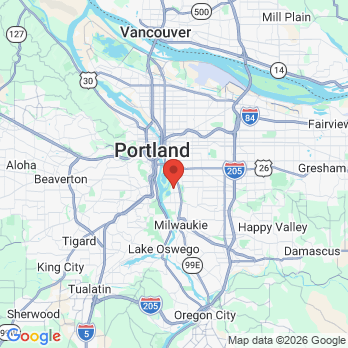 Map to Moreland Neighborhood Dental office in Portland, OR