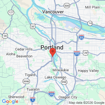 Map to Macadam Dental office in Portland, OR