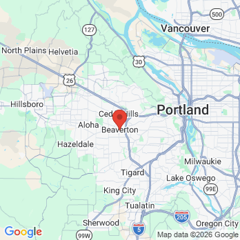 Map to Preferred Dental Care Center office in Beaverton, OR
