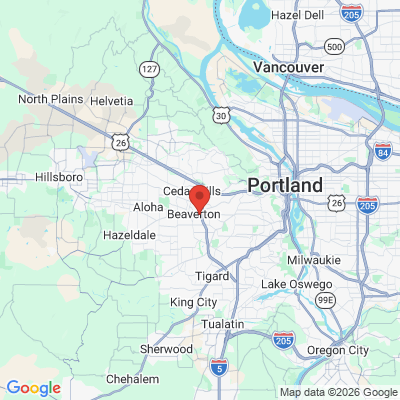 Map to  office in Beaverton, OR