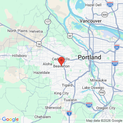 Map to  office in Beaverton, OR
