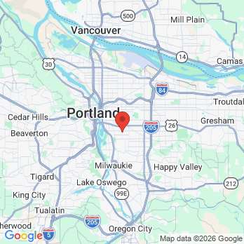Map to Timeless Family Dental office in Portland, OR