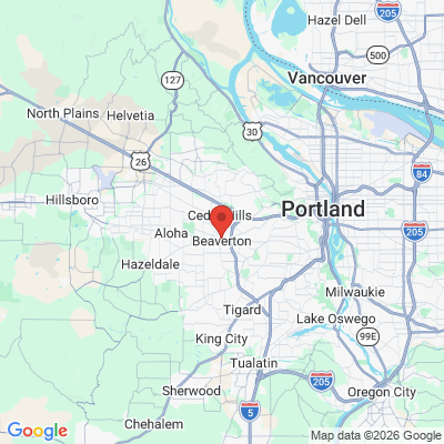 Map to  office in Beaverton, OR