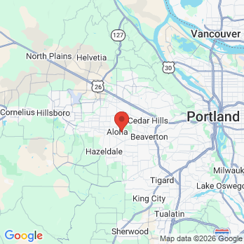 Map to Ultimate Smile office in Beaverton, OR