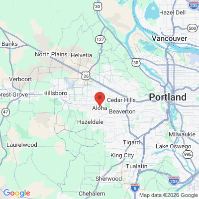 Map to  office in Beaverton, OR
