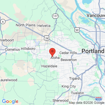 Map to Valerie Foster office in Aloha, OR