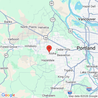 Map to  office in Beaverton, OR