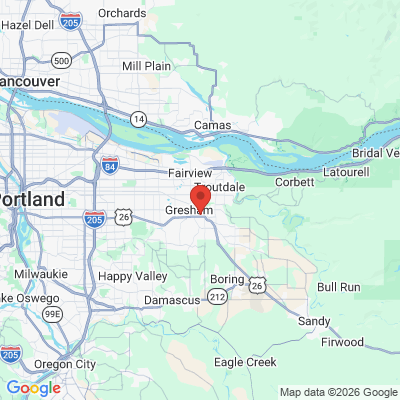 Map to  office in Gresham, OR