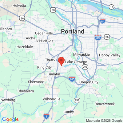 Map to GEISLEROMS office in Lake Oswego, OR