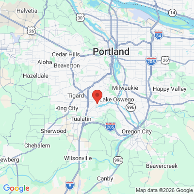 Map to  office in Lake Oswego, OR