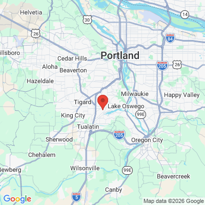 Map to  office in Lake Oswego, OR