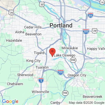 Map to Paradigm Dental office in Lake Oswego, OR