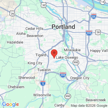 Map to Dental Expressions office in Lake Oswego, OR