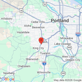 Map to Lisa Gitelson DMD PC office in Tigard, OR