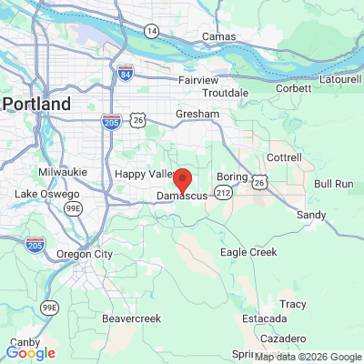 Map to  office in Damascus, Clackamas County