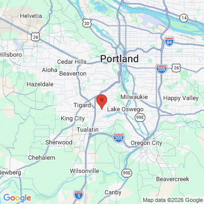 Map to  office in Lake Oswego, OR