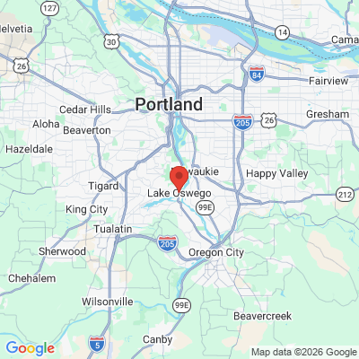 Map to  office in Lake Oswego, OR