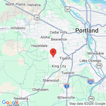 Map to Caring Smiles Dental  office in Beaverton, OR