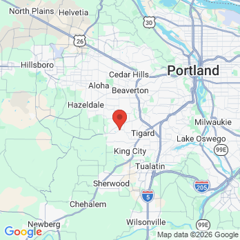 Map to Barrows Dental office in Tigard, OR