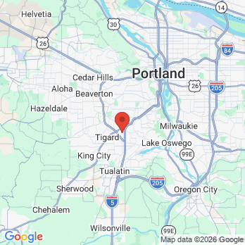 Map to PS Dental office in Tigard, OR