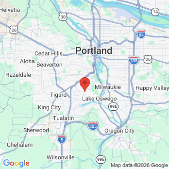 Map to Levison Dental Group PC office in Lake Oswego, OR