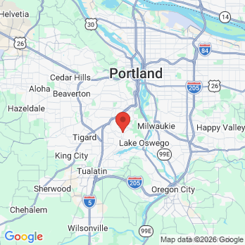 Map to Lake Oswego Dental office in Lake Oswego, OR