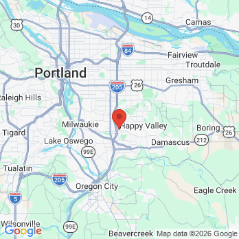 Map to Clackamas Smiles Family Dental office in Clackamas, OR