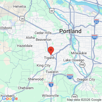 Map to Scott Bodyfelt DMD office in Tigard, OR