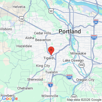 Map to Christopher Grenzer DMD office in Tigard, OR