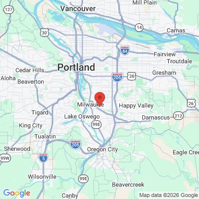 Map to  office in Milwaukie, OR
