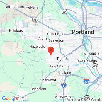 Map to Behind The Smile Dentistry for Children Murrayhill office in Beaverton, OR