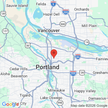 Map to Portland Dental Works office in Portland, OR