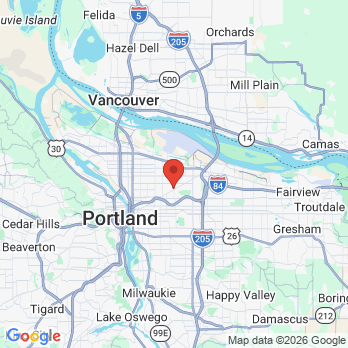 Map to Bridge City Smiles office in portland, OR