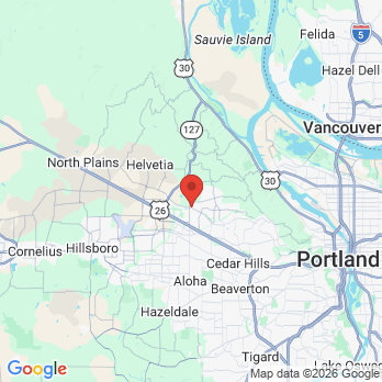 Map to ROCK CREEK FAMILY DENTAL office in PORTLAND, OR