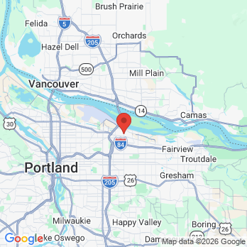 Map to Columbia River Dentistry office in Portland, OR