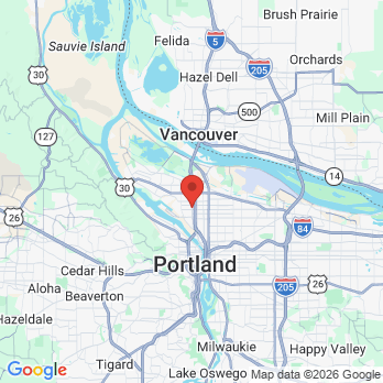 Map to Pacific Dental Group office in Portland, OR