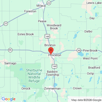 Map to  office in Princeton, MN