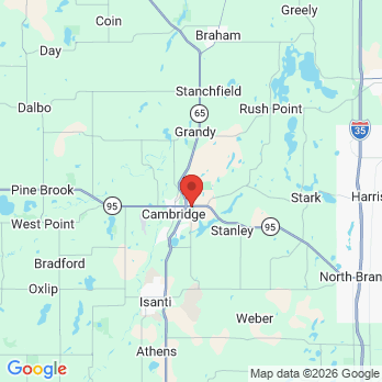 Map to Primary Office office in Cambridge, MN